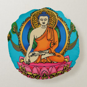 Buddha kudder rund kudde