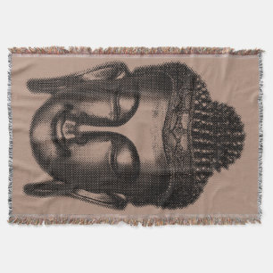 Buddha-leende II - halvtonssvart + dina idéer Mysfilt
