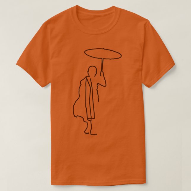 Buddha Life Buddhist Munk Buddhism Art T Shirt (Design framsida)