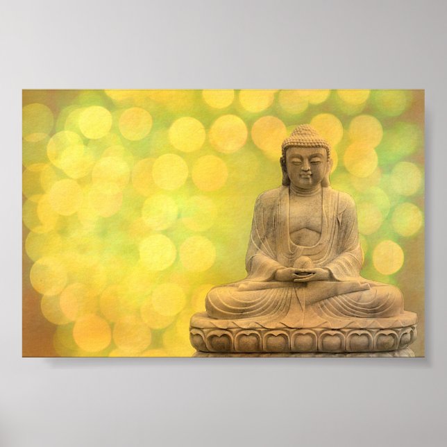 buddha light (gult) poster (Framsidan)