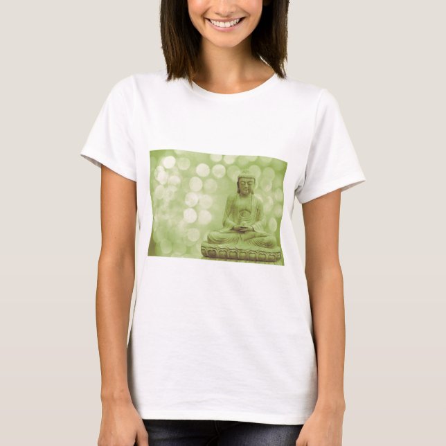 buddha light (light green) t shirt (Framsida)