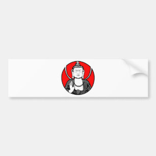Buddha logotyp bildekal