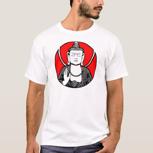 Buddha logotyp tee shirt (Framsida)