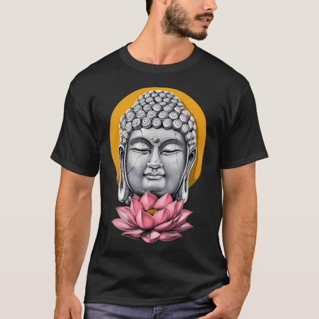 Buddha Lotus T Shirt (Framsida)