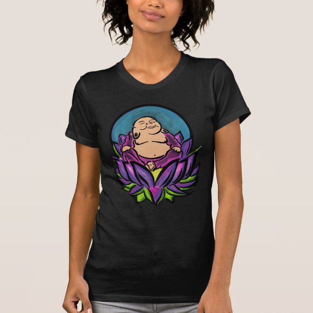 Buddha lotusblomma tee (Framsida)