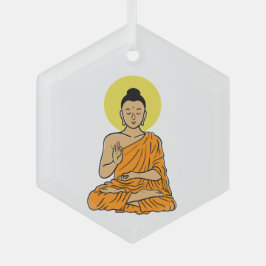 Buddha magnet julgransdekoration