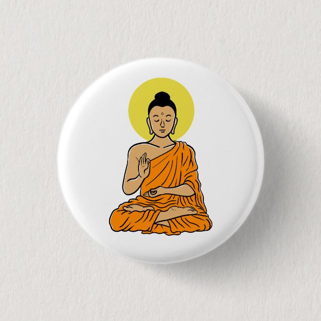 Buddha magnet knapp (Framsida)