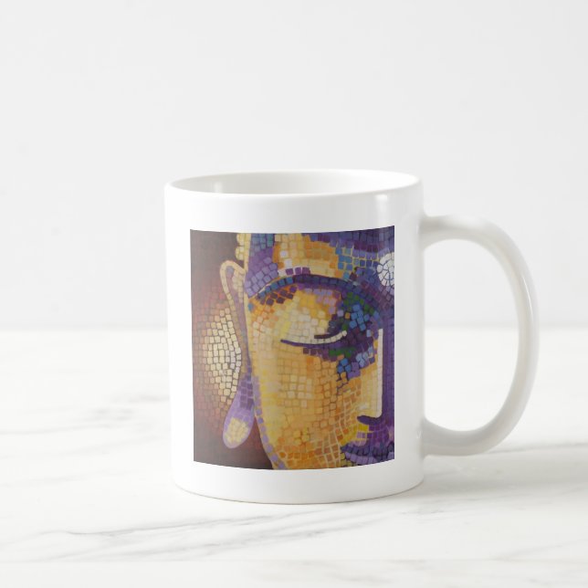 Buddha målning kaffemugg (Höger)