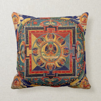 Buddha Mandala Antique Tibetan Thanka Kudde