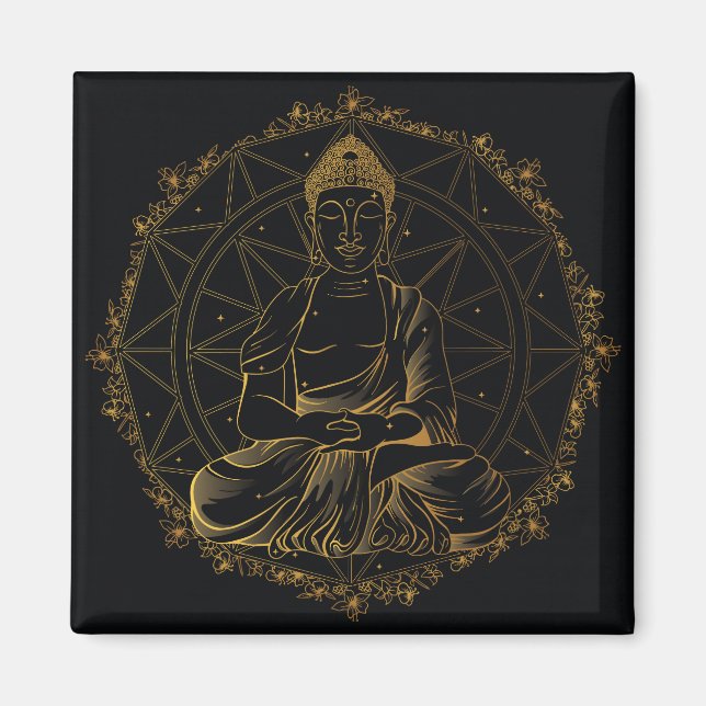 Buddha Mandala Magnet (Framsidan)