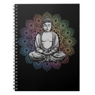 Buddha Mandala Yoga Andlig Buddhism Anteckningsbok