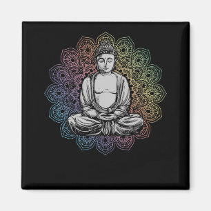Buddha Mandala Yoga Andlig Buddhism Magnet
