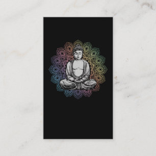 Buddha Mandala Yoga Andlig Buddhism Visitkort