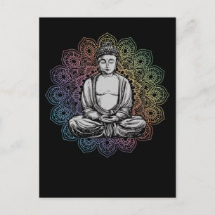 Buddha Mandala Yoga Andlig Buddhism Vykort
