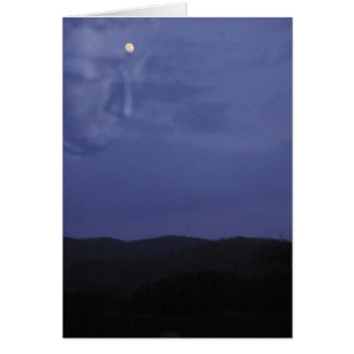 BUDDHA MÅNE-kort Hälsningskort