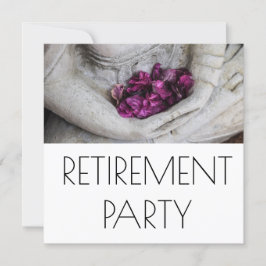 BUDDHA MED BLOMMAR PENSION PARTY-ANBUD INBJUDNINGAR