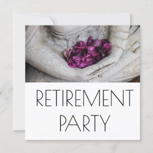BUDDHA MED BLOMMAR PENSION PARTY-ANBUD INBJUDNINGAR