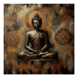 BUDDHA-MEDITAT AP #3 PERFECT POSTER