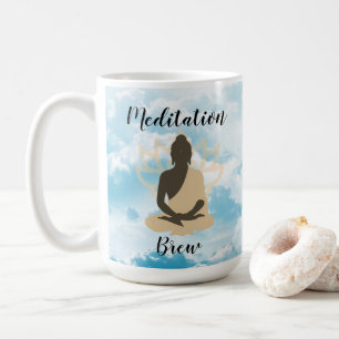 Buddha Meditation Mugg i Clouds Meditative