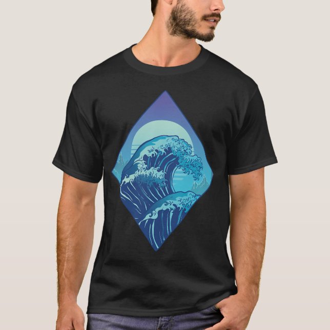 Buddha-meditation. T Shirt (Framsida)