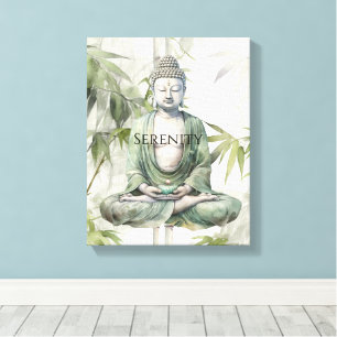Buddha Meditation Yoga Yin Yang Canvastryck