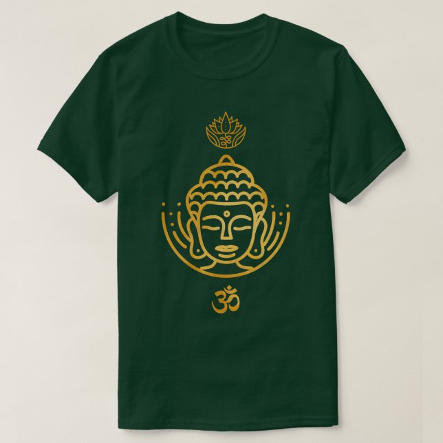 Buddha Meditation Zen Buddhism Om Harmony T Shirt (Design framsida)