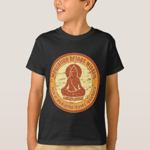 Buddha meditationcitationstecken t shirt