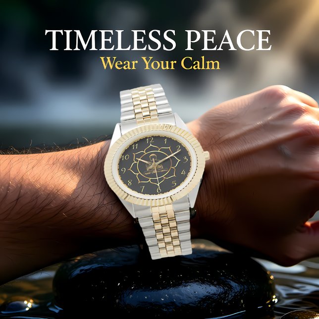 Buddha mediterade andlig armbandsur (Skapare uppladdad)