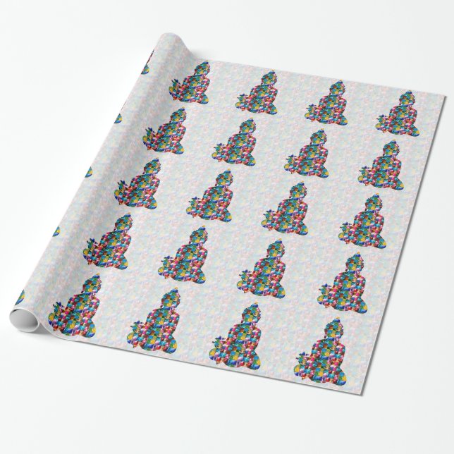 BUDDHA medvetenhet: Rullande in i JUVLAR Presentpapper (Utrullad)