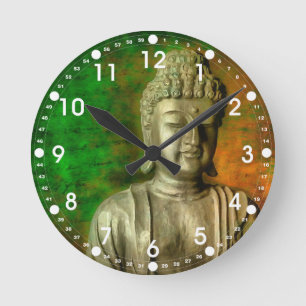 Buddha Mind Rund Klocka