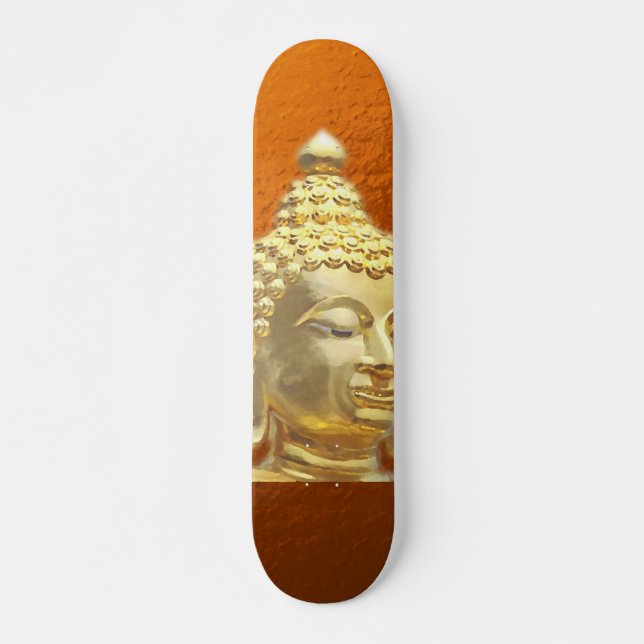 buddha mini skateboard bräda 18,7 cm (Framsida)