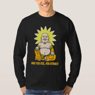 Buddha Monk Namaste Buddhism Vad Du Känner Du Drar T Shirt