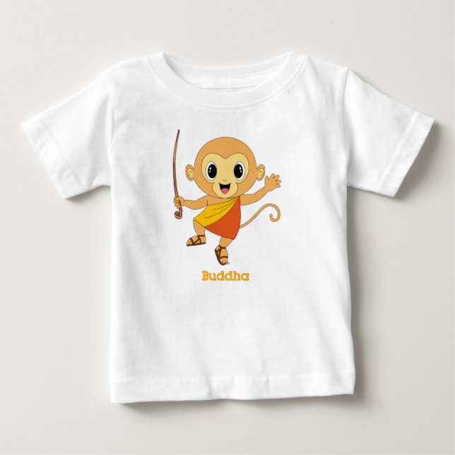 Buddha Monkey™ Tee Shirt (Framsida)