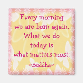 Buddha Morgonens rotationsoffert Magnet