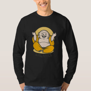 Buddha Munk Namaste buddismens liv handlar om bal T Shirt