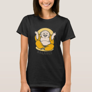 Buddha Munk Namaste buddismens liv handlar om bal T Shirt