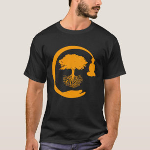 Buddha Munk Namaste Praying Pray Hand Lycklig Träd T Shirt