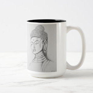 Buddha/Namaste Två-tonar muggen Två-Tonad Mugg