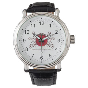 Buddha närvarande ögonblick armbandsur