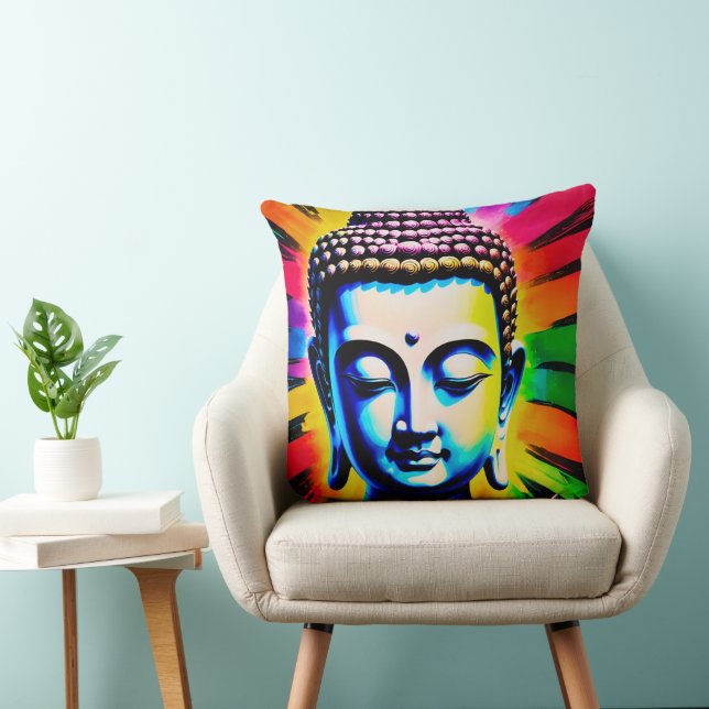 Buddha Neon Dekor  Kudde (Stol)