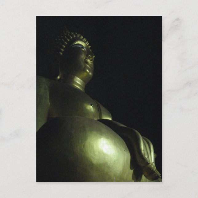 Buddha Night タ イ 仏 教 Vykort (Framsida)