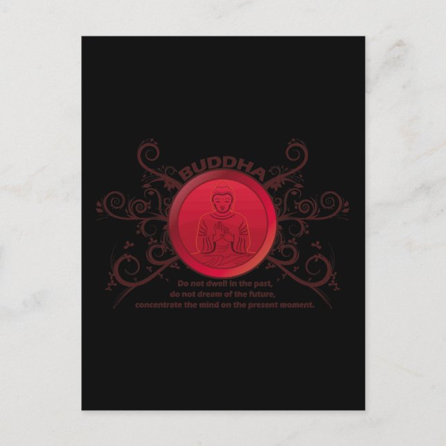 Buddha-nutid Vykort (Framsida)