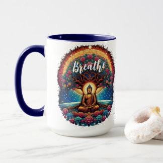 Buddha och Livets träd Mugg