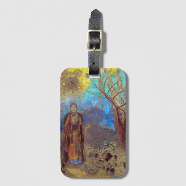 Buddha | Odilon Redon | Bagagebricka (Framsida vertikal)