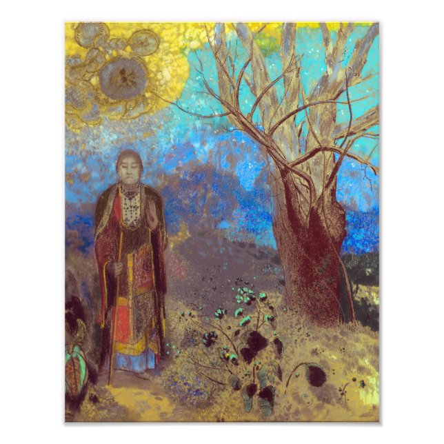 Buddha | Odilon Redon | Fototryck (Framsidan)