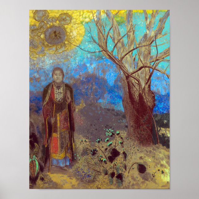 Buddha | Odilon Redon | Poster (Framsidan)