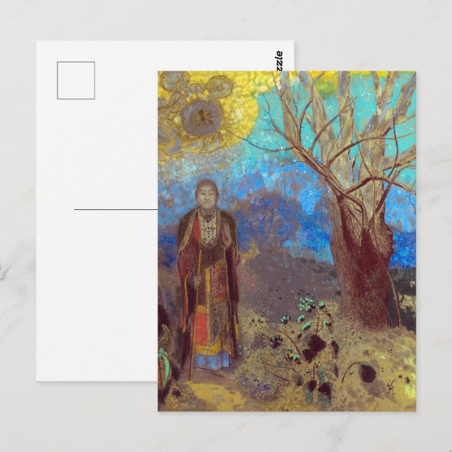 Buddha | Odilon Redon | Vykort (Fram/baksida)
