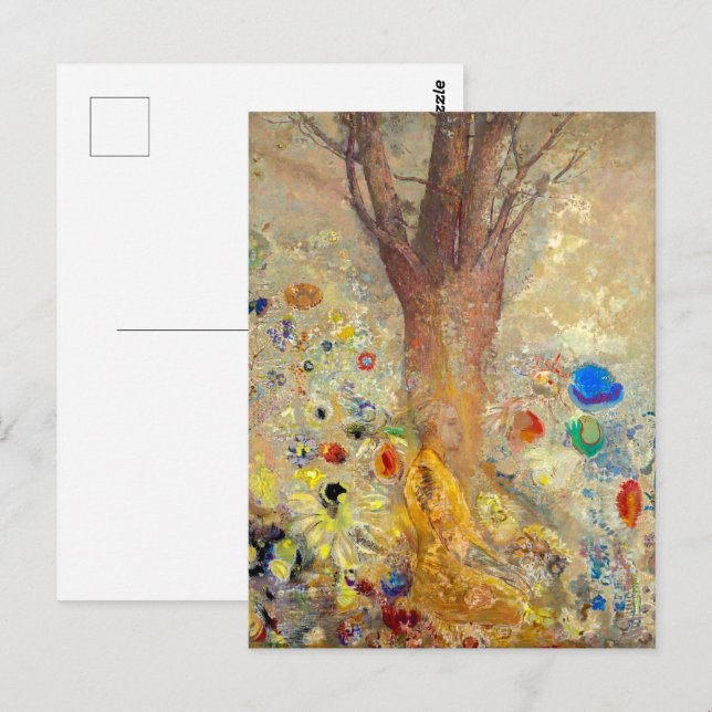 Buddha | Odilon Redon | Vykort (Fram/baksida)