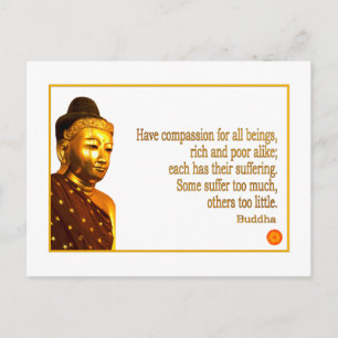 Buddha-offert ~ ha kompassion vykort