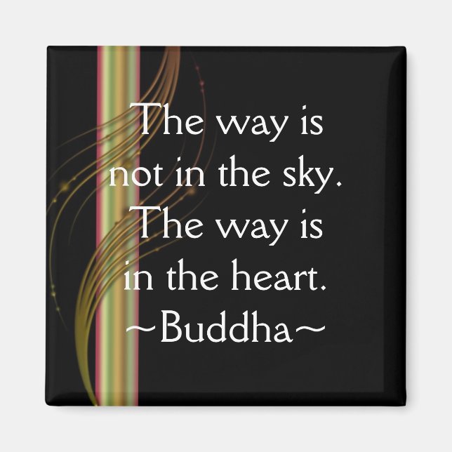 Buddha-offert ~ Motiv Magnet (Framsidan)